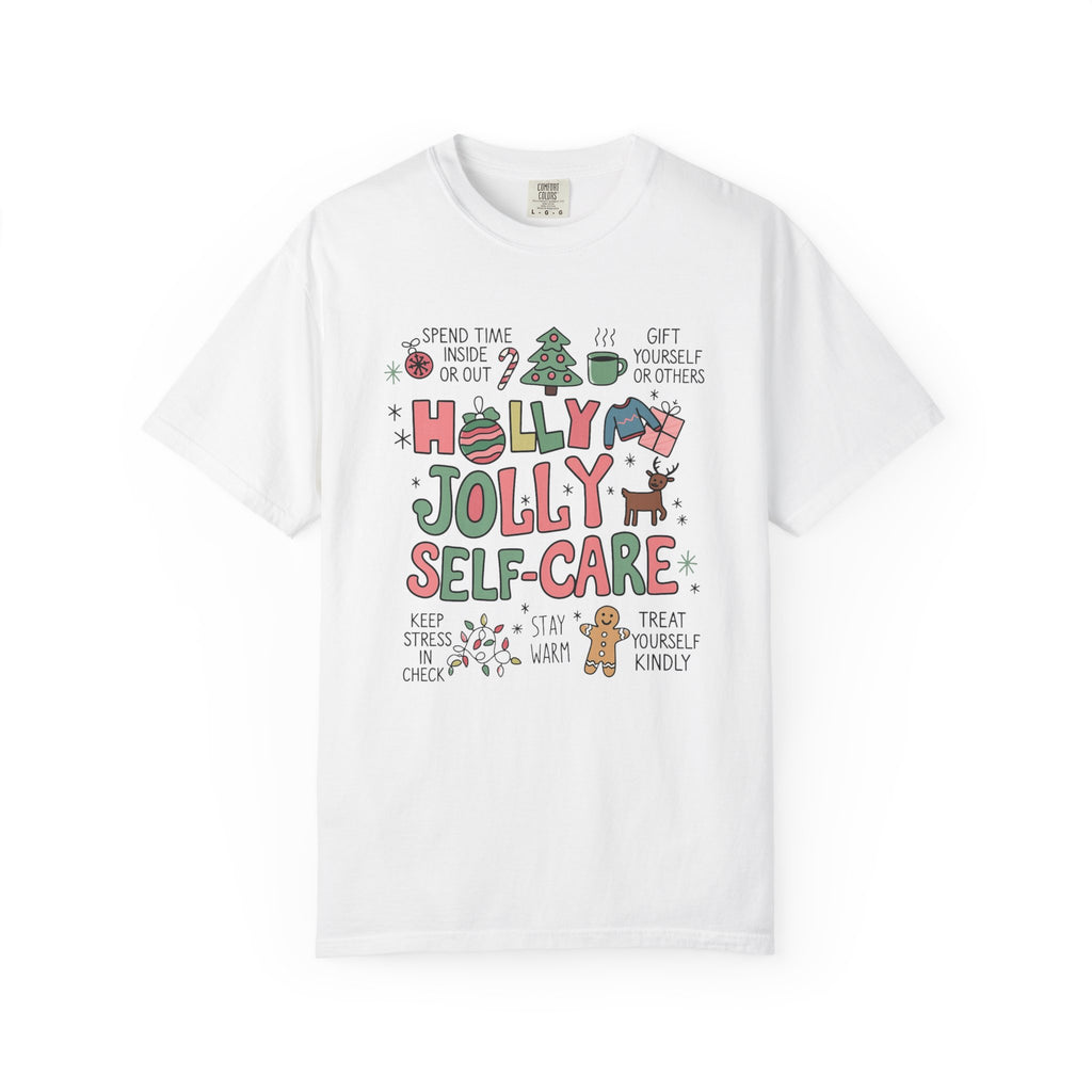 Christmas Self Care Tee — Holiday T-shirt