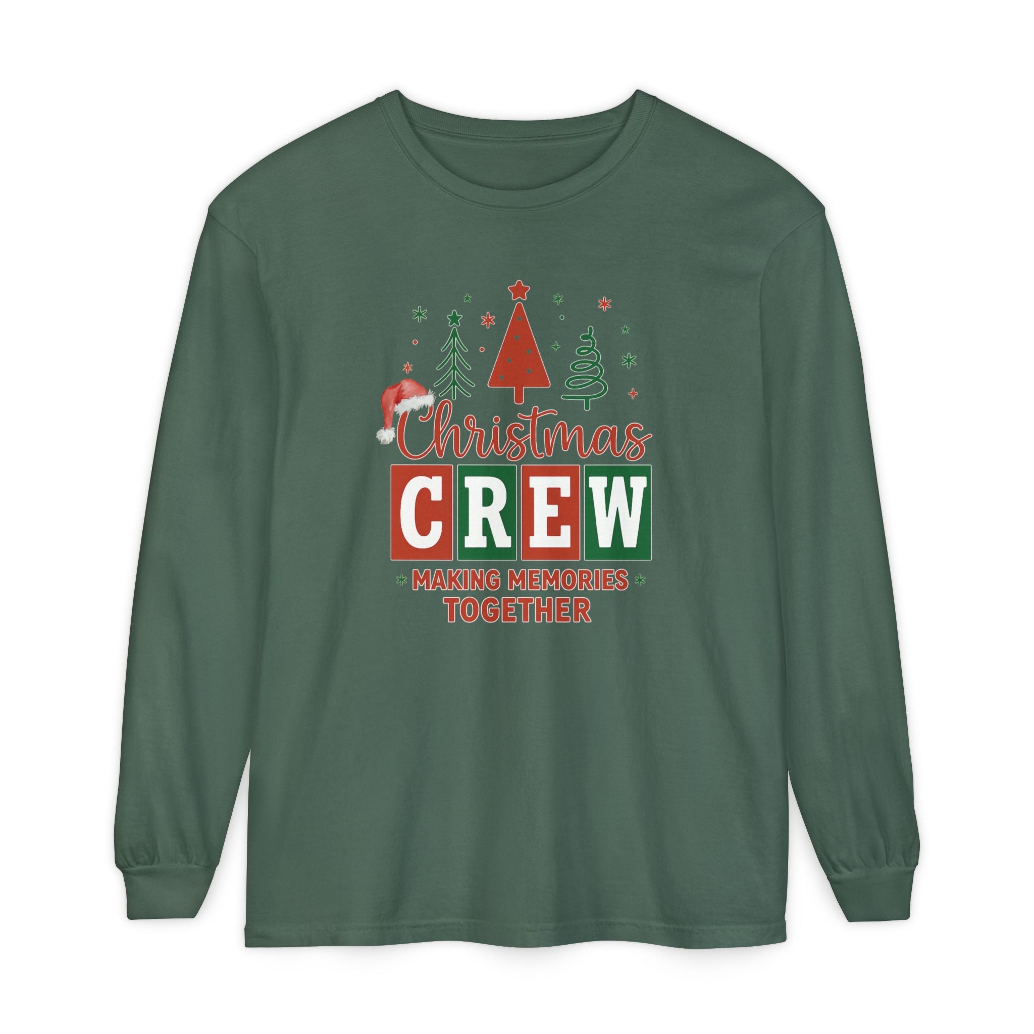 Christmas Crew Long Sleeve Shirt — 'Making Memories Together' Holiday Tee