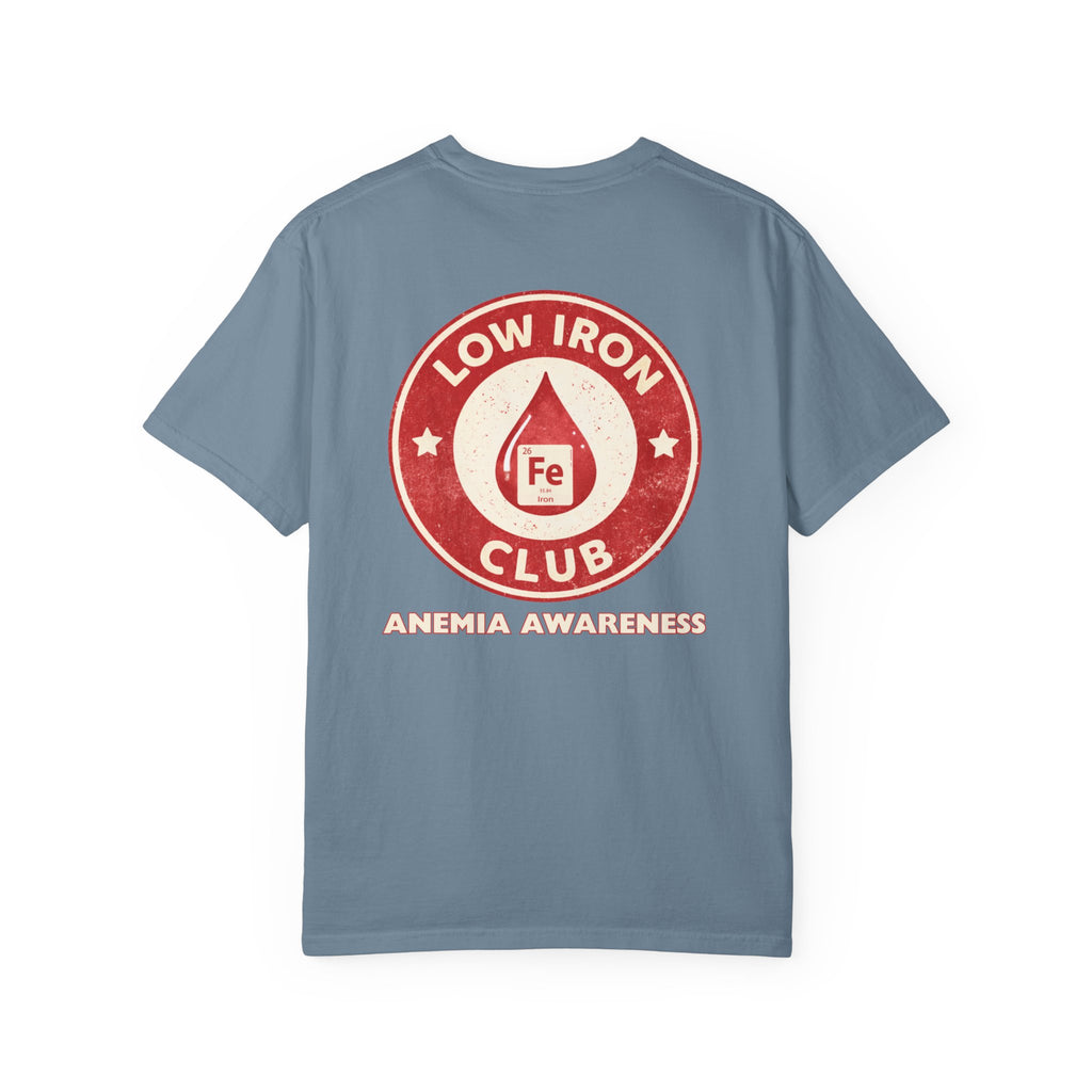 Low Iron Club T-Shirt — Anemia Awareness Tee