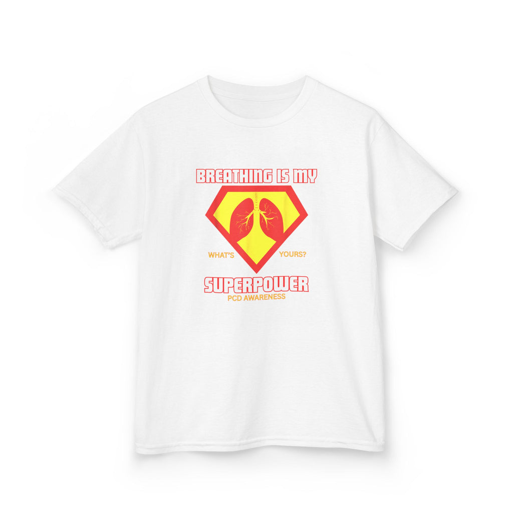 Kids Tee - Breathing is my Superpower PCD