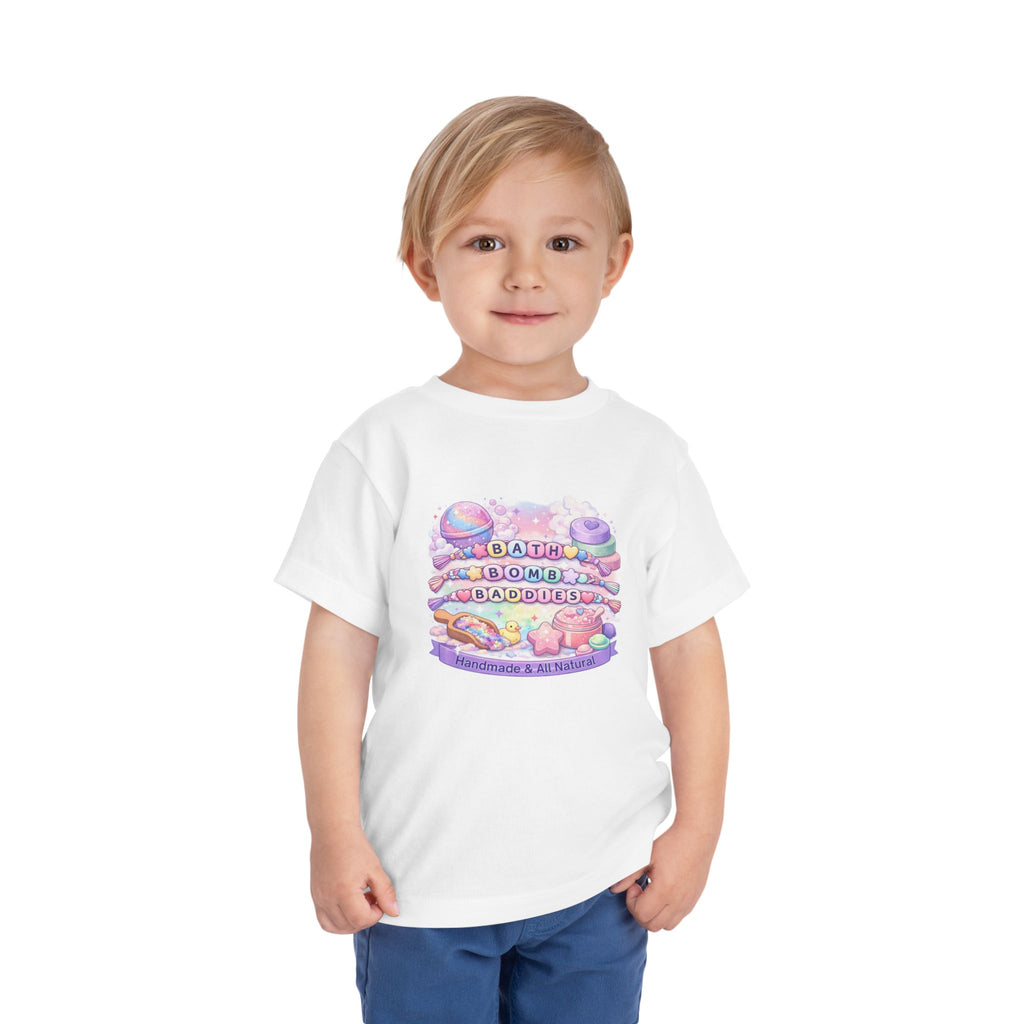 Toddler Bath Bomb Baddies T-Shirt — Pastel Handmade Bath Bombs Graphic Tee