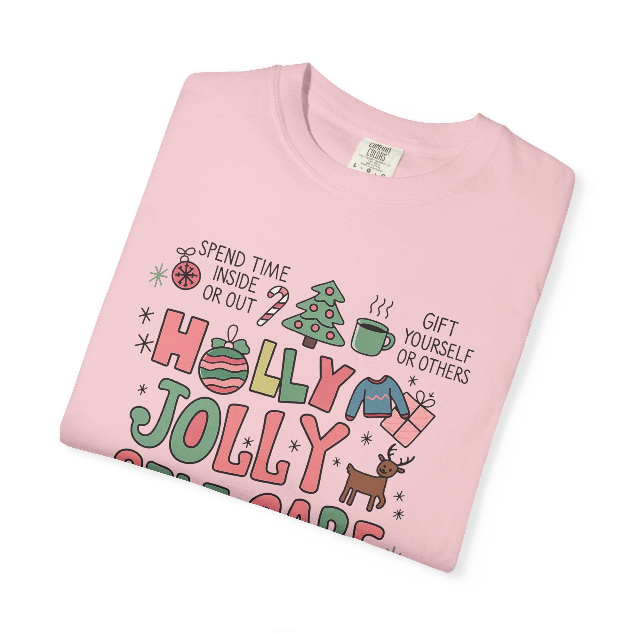 Christmas Self Care Tee — Holiday T-shirt