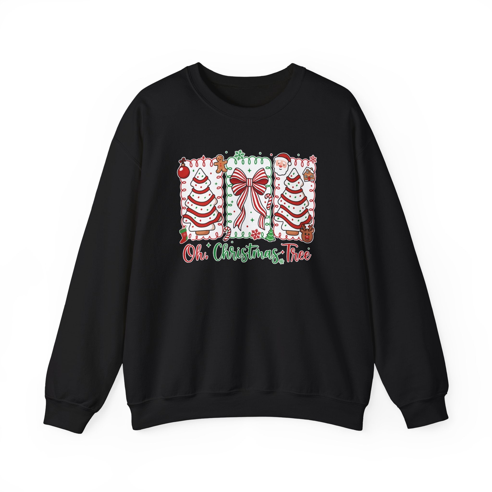 Christmas Tree Sweatshirt — "Oh, Christmas Tree" Holiday Crewneck