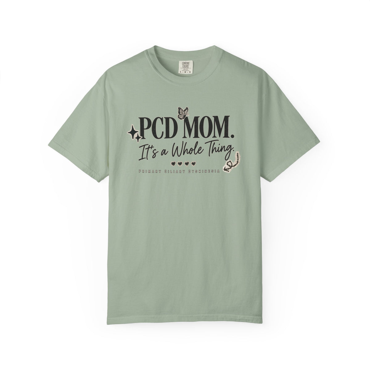 PCD Mom T-Shirt – "PCD MOM. It's a Whole Thing" Graphic Tee for PCD Awareness