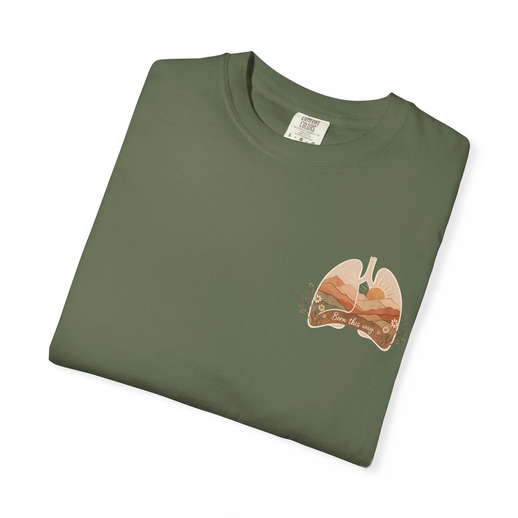 Born This Way Lungs Graphic T-Shirt — Cystic Fibrosis Awareness Tee