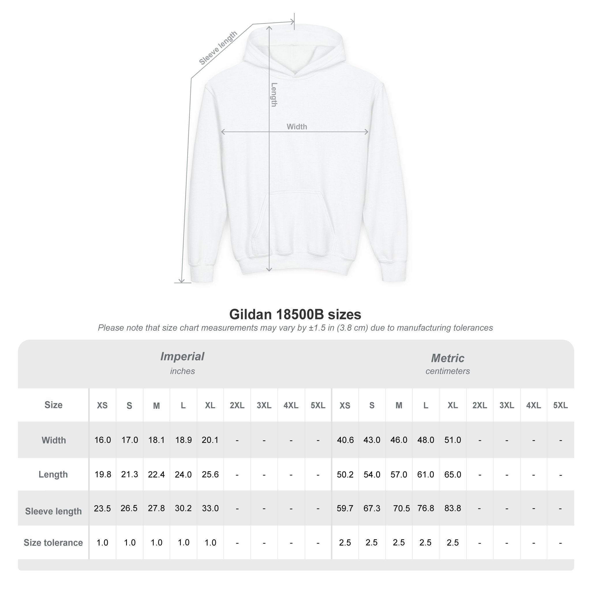 The Kade——Primary Ciliary Dyskinesia Awareness Youth Hoodie