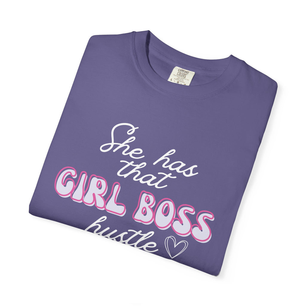 Girl Boss Hustle Tee – 'She Has That Girl Boss Hustle'