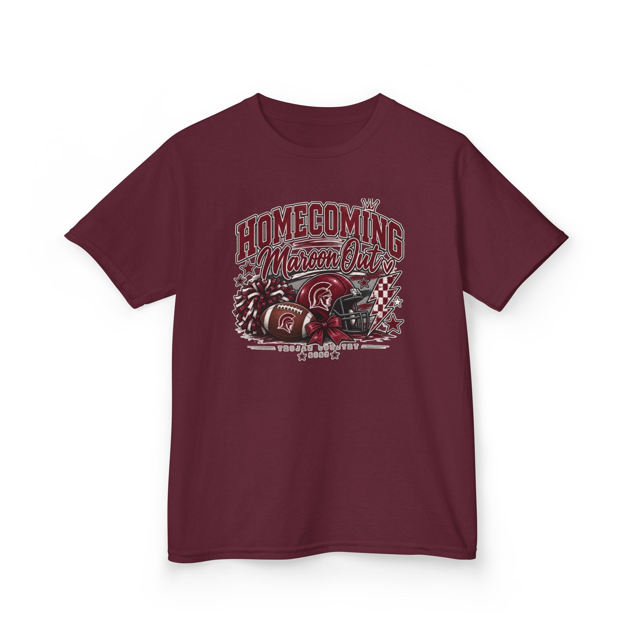 Kids Tee - 'Homecoming' Retro Football Design