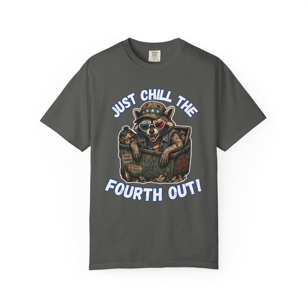 Raccoon 'Chill the Fourth Out' T-Shirt