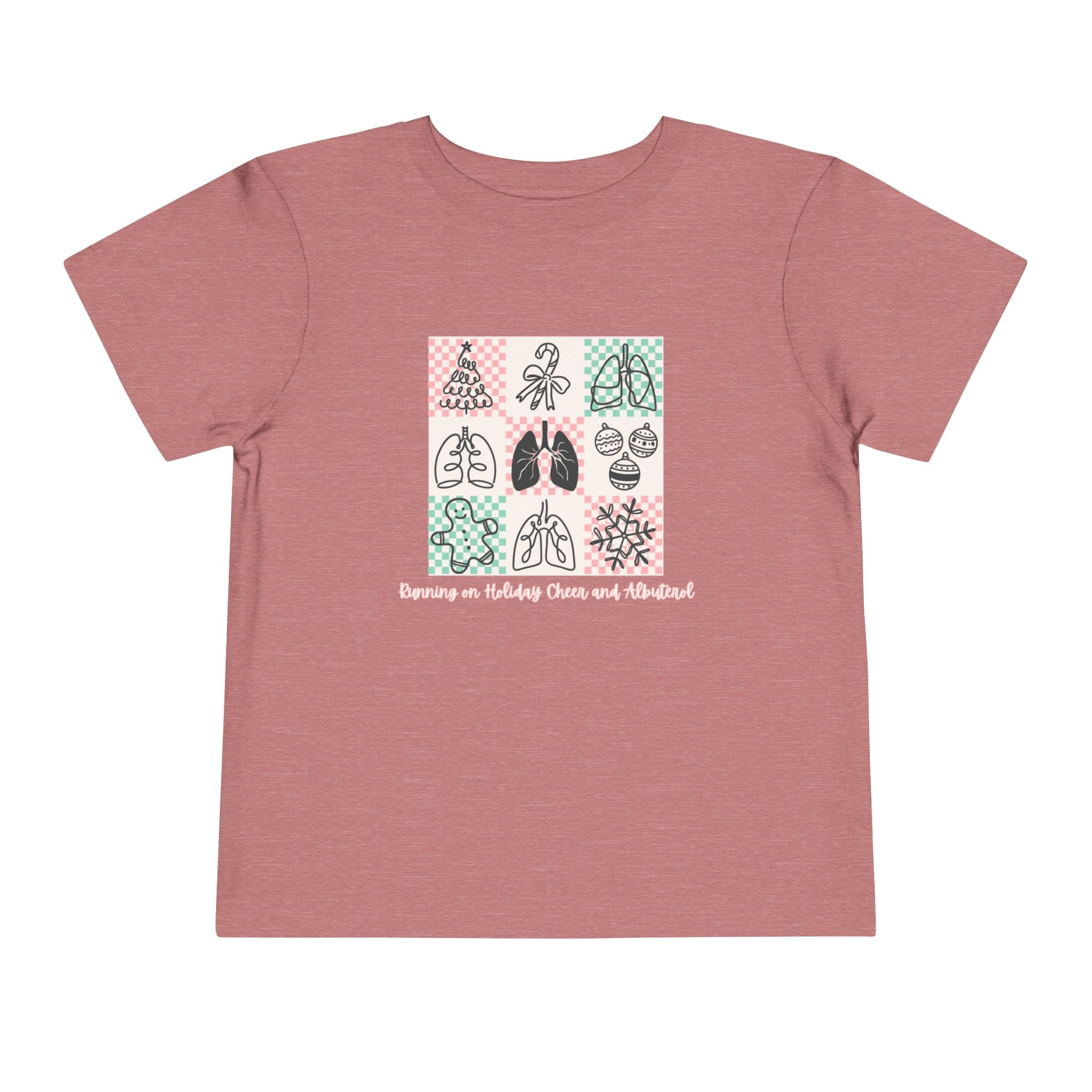 Toddler Running on Holiday Cheer and Albuterol