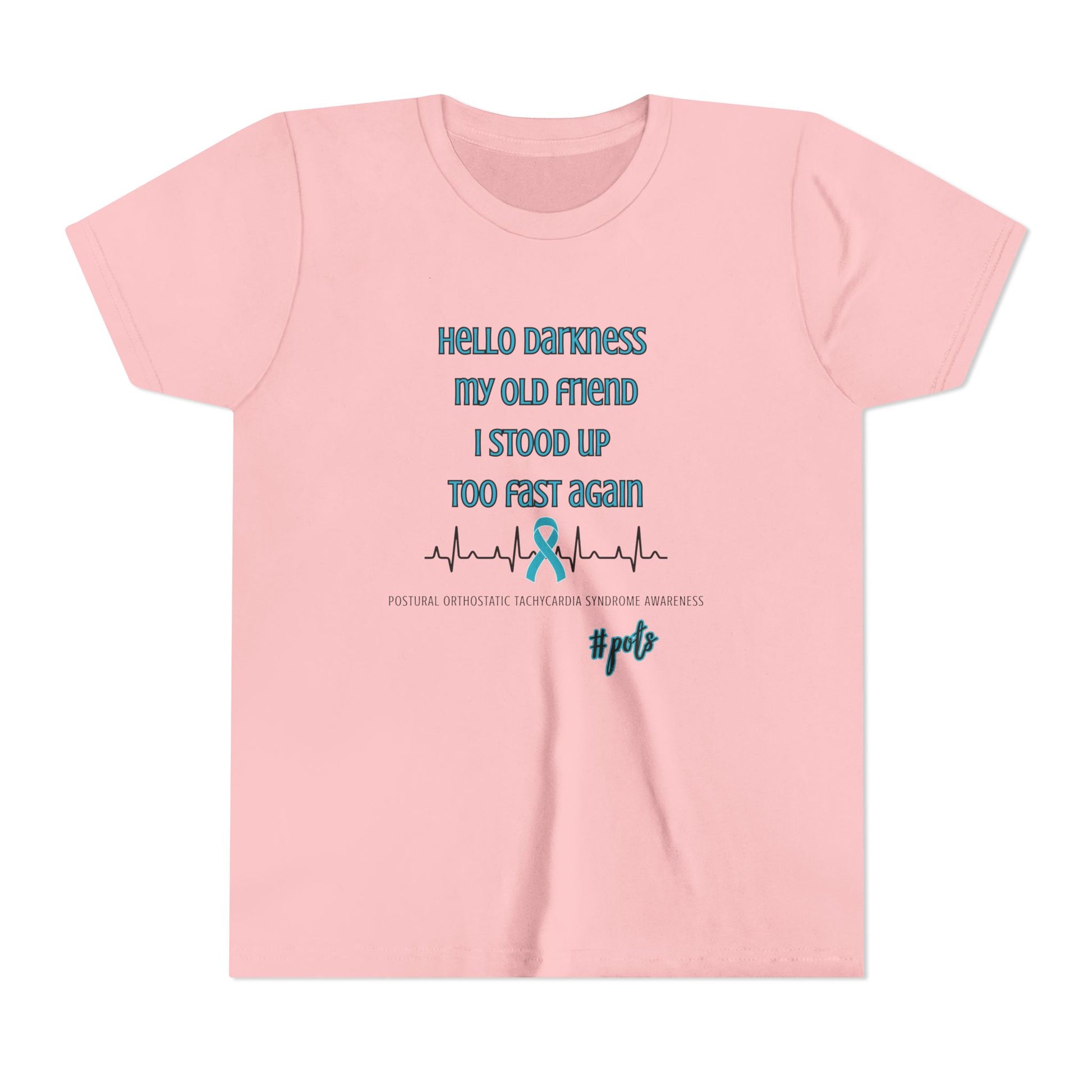Youth Tee Hello Darkness POTS Awareness