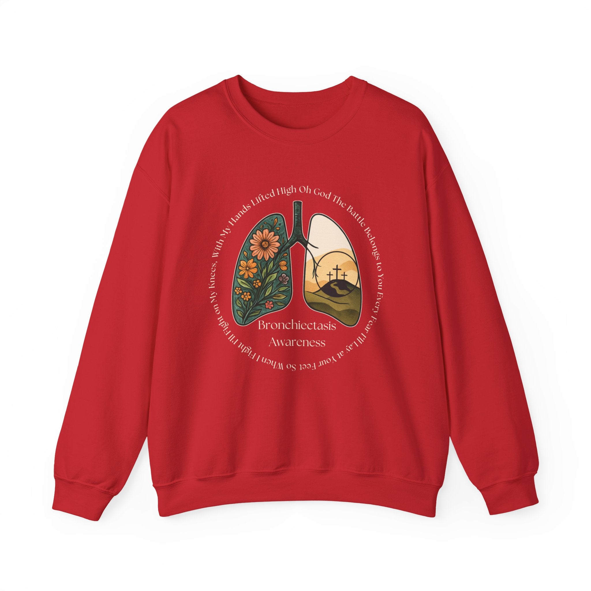 Bronchiectasis Awareness Sweatshirt - Battle Belongs to You