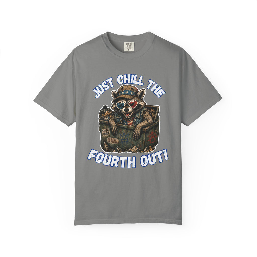 Raccoon 'Chill the Fourth Out' T-Shirt