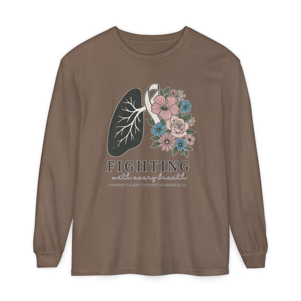 Long Sleeve-Fighting with Every Breath PCD Awareness