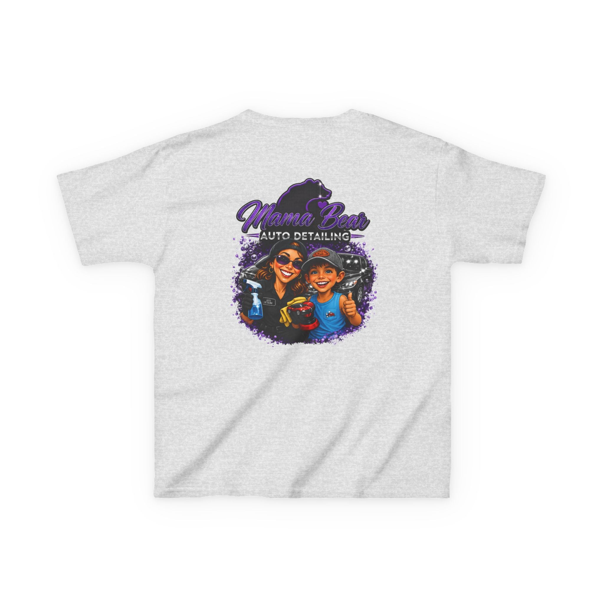 Kids Mama Bear Auto Detailing Tee — Cute Mechanic/Detailing Shirt for Kids
