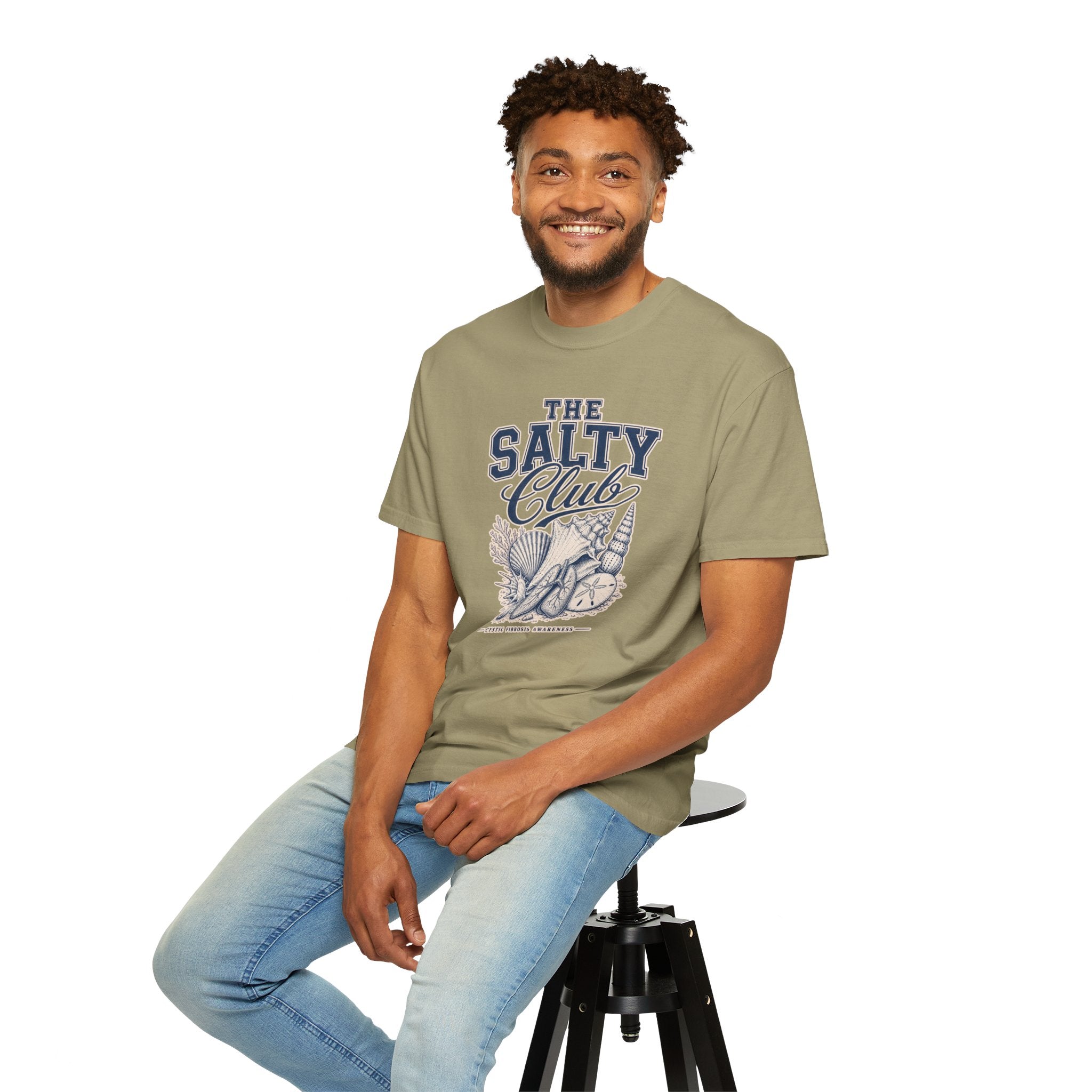 The Salty Club Beach T-Shirt — Nautical CF Awareness