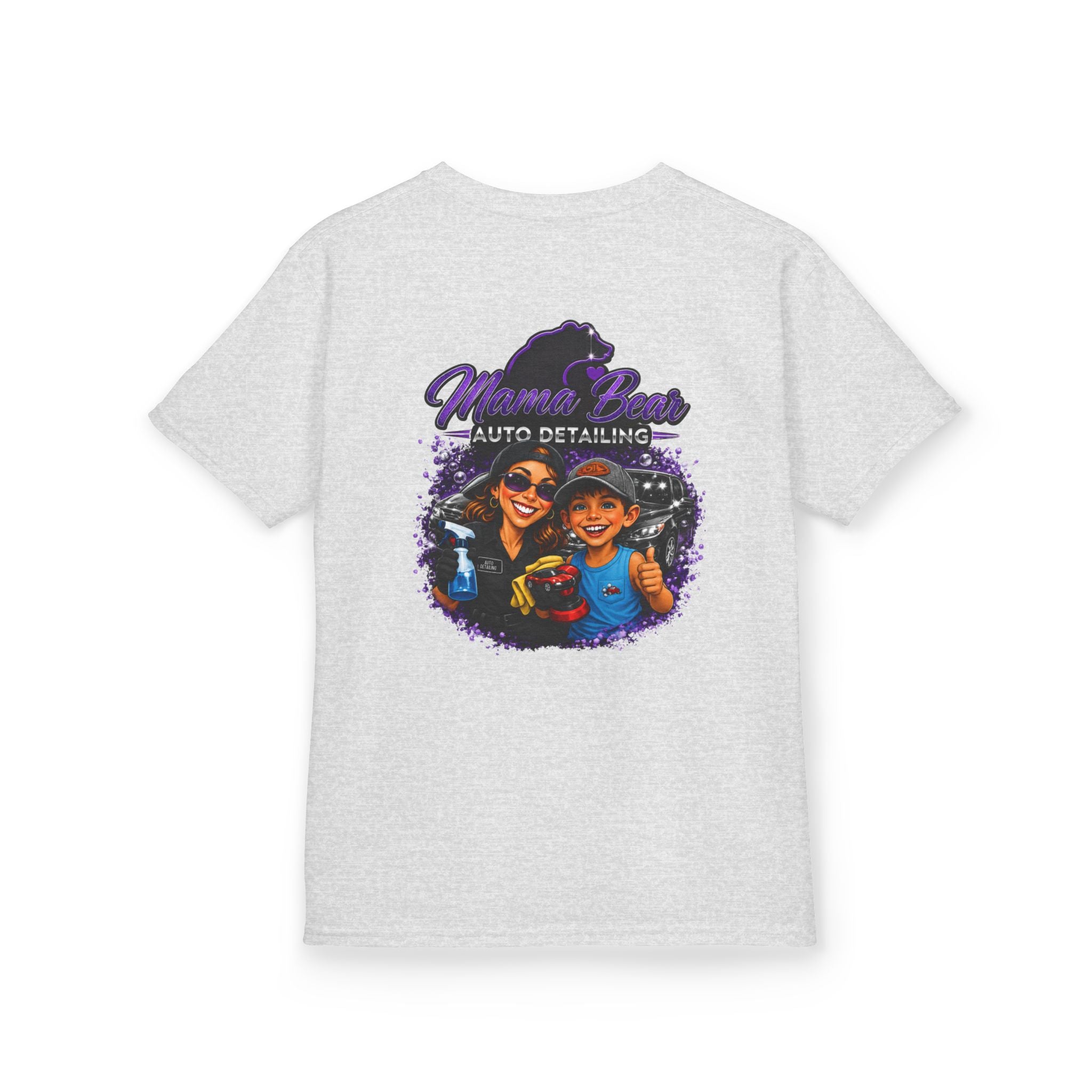 Kids Mama Bear Auto Detailing Tee — Cute Mechanic/Detailing Shirt for Kids