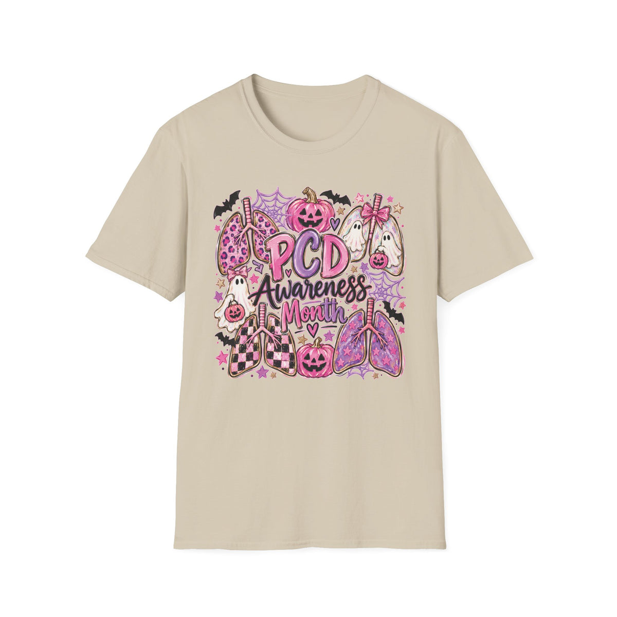 PCD Awareness Month Pumpkin T-Shirt
