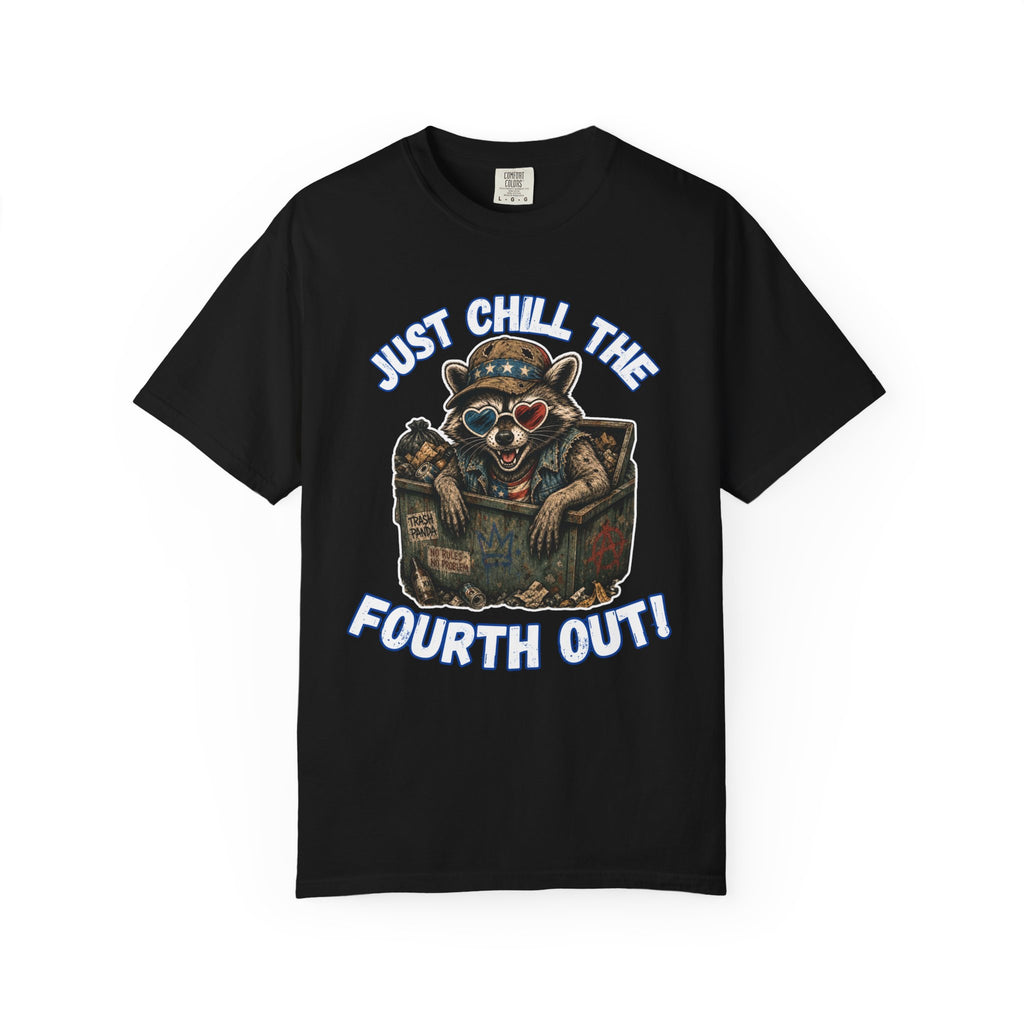 Raccoon 'Chill the Fourth Out' T-Shirt