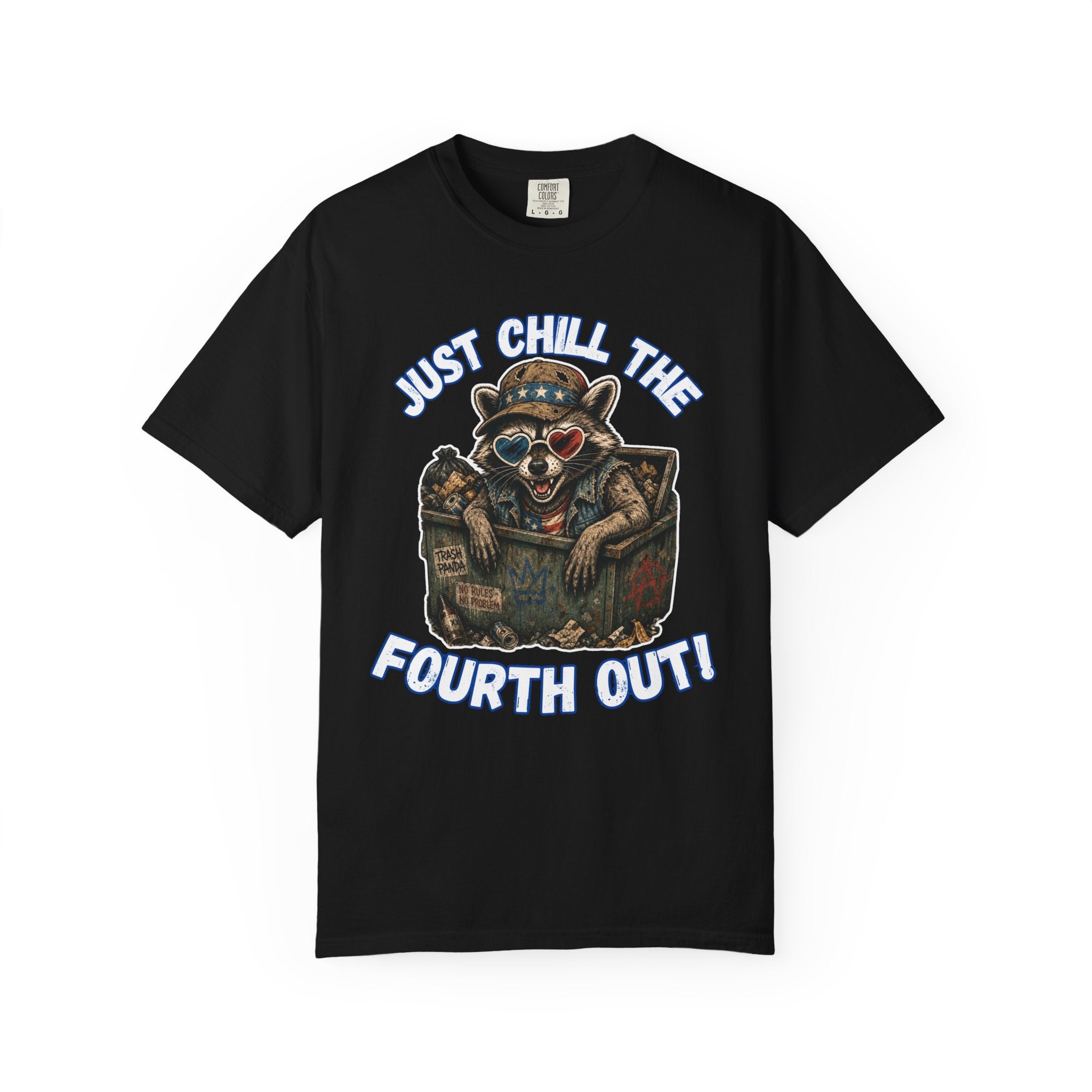 Raccoon 'Chill the Fourth Out' T-Shirt