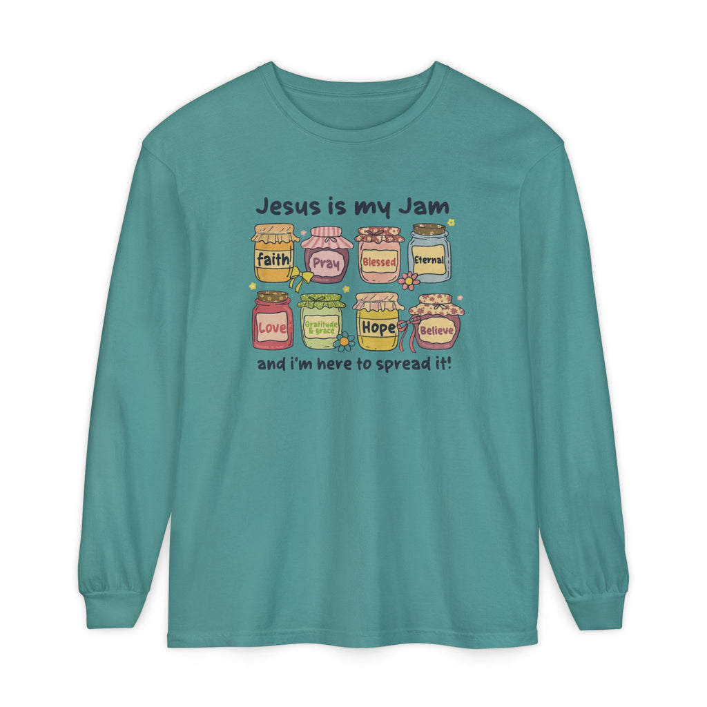 Christian Long Sleeve T-Shirt - Jesus is my Jam Design