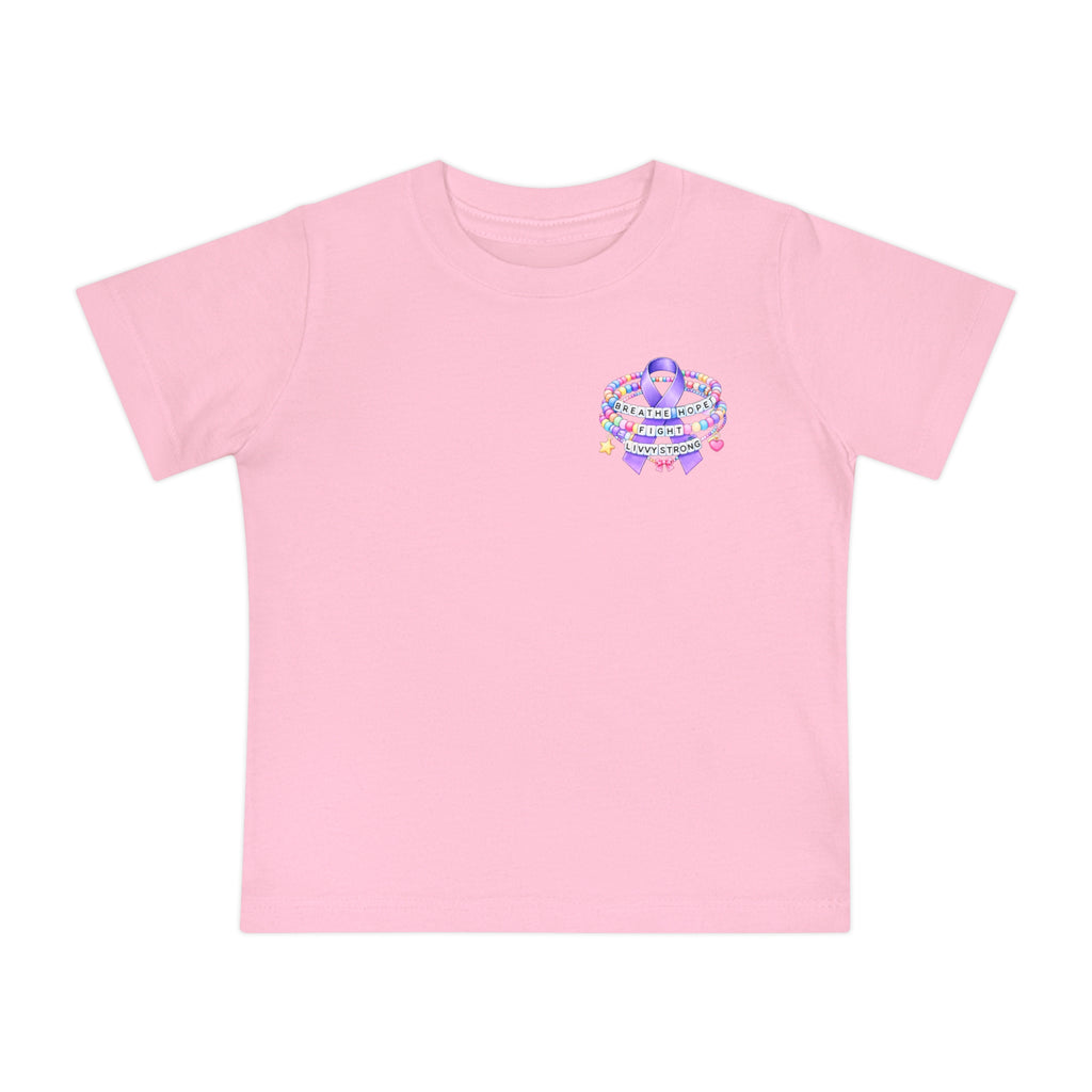 INFANT Team Livvy Strong Fundraiser T-Shirt —CF Awareness Tee
