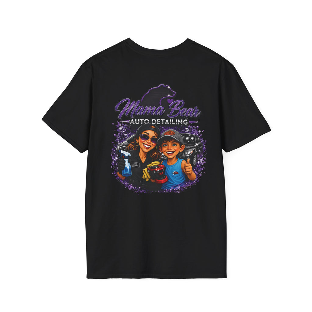 Mama Bear Auto Detailing Tee — Women's Car Care Shirt for Detailers