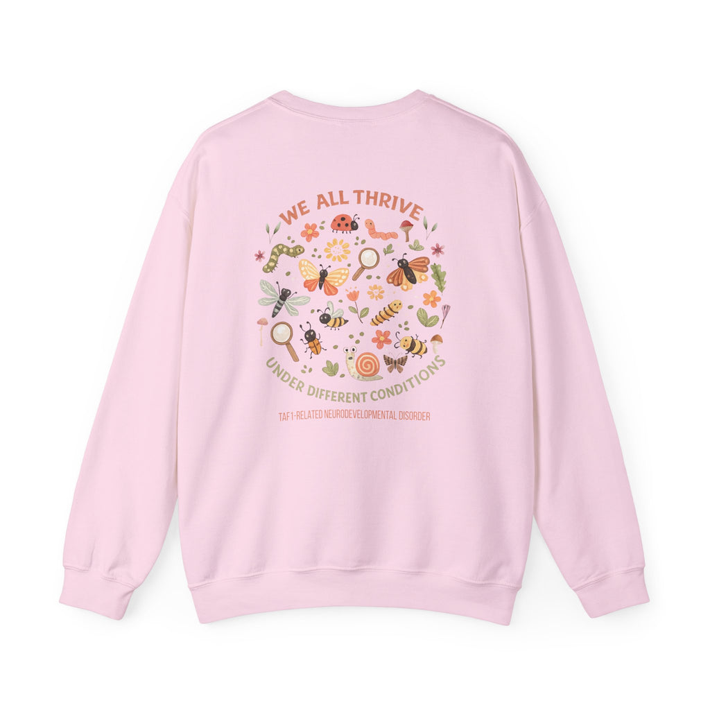 Momma Crewneck Sweatshirt — “We All Thrive” TAF-1 Neuro