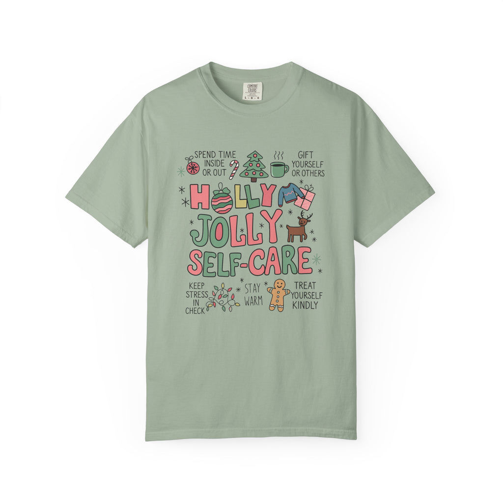 Christmas Self Care Tee — Holiday T-shirt