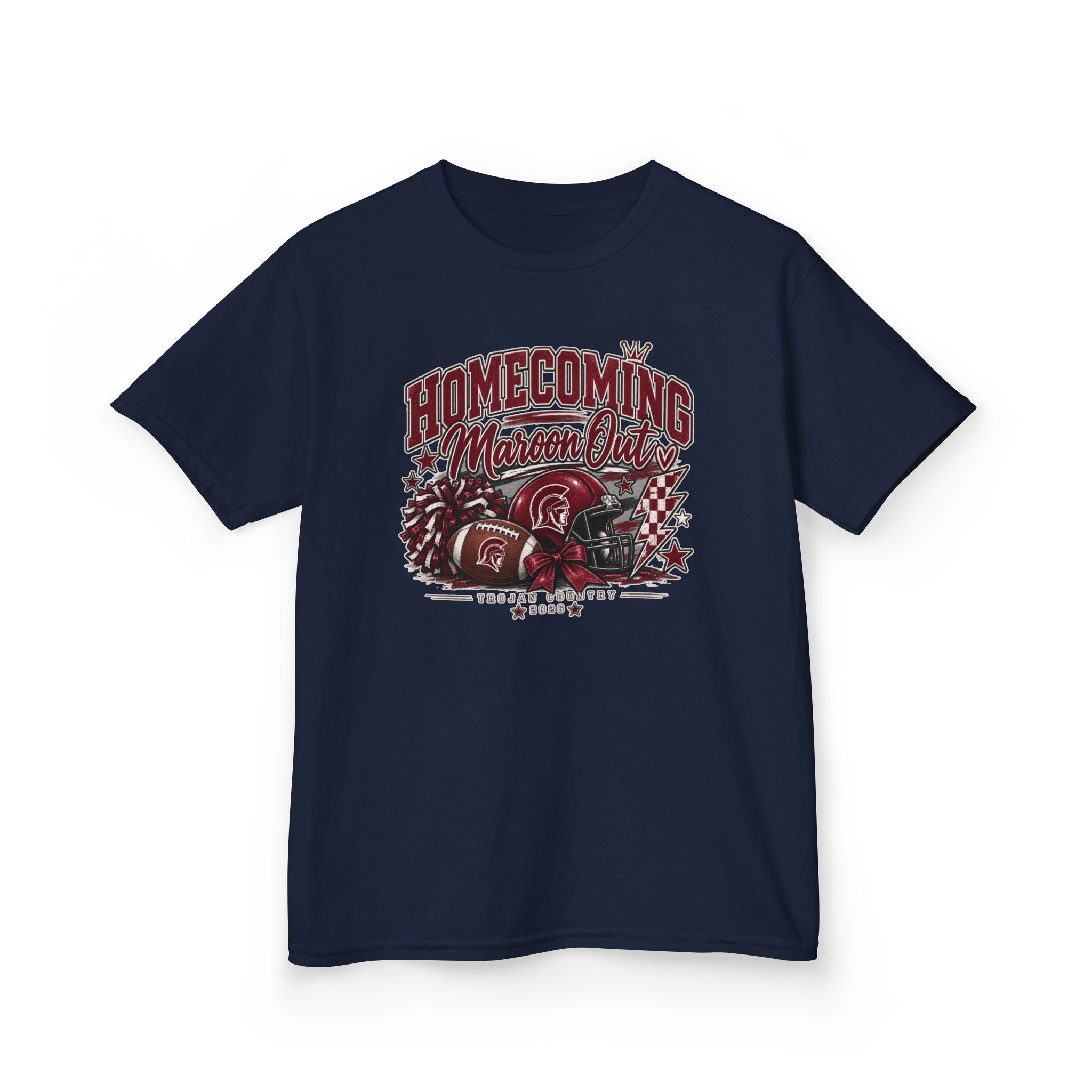 Kids Tee - 'Homecoming' Retro Football Design