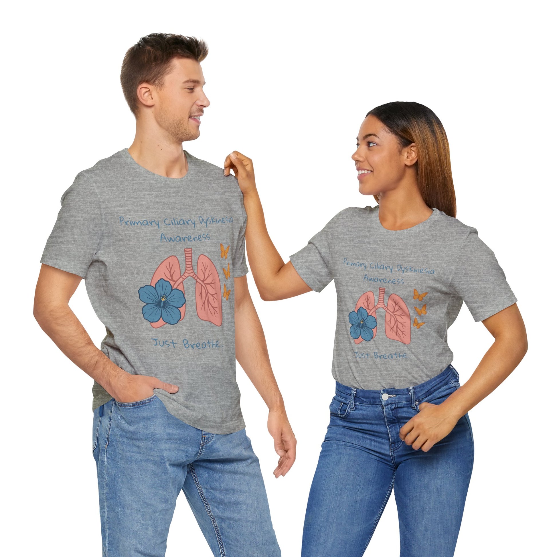 PCD Just Breathe Awareness T-Shirt