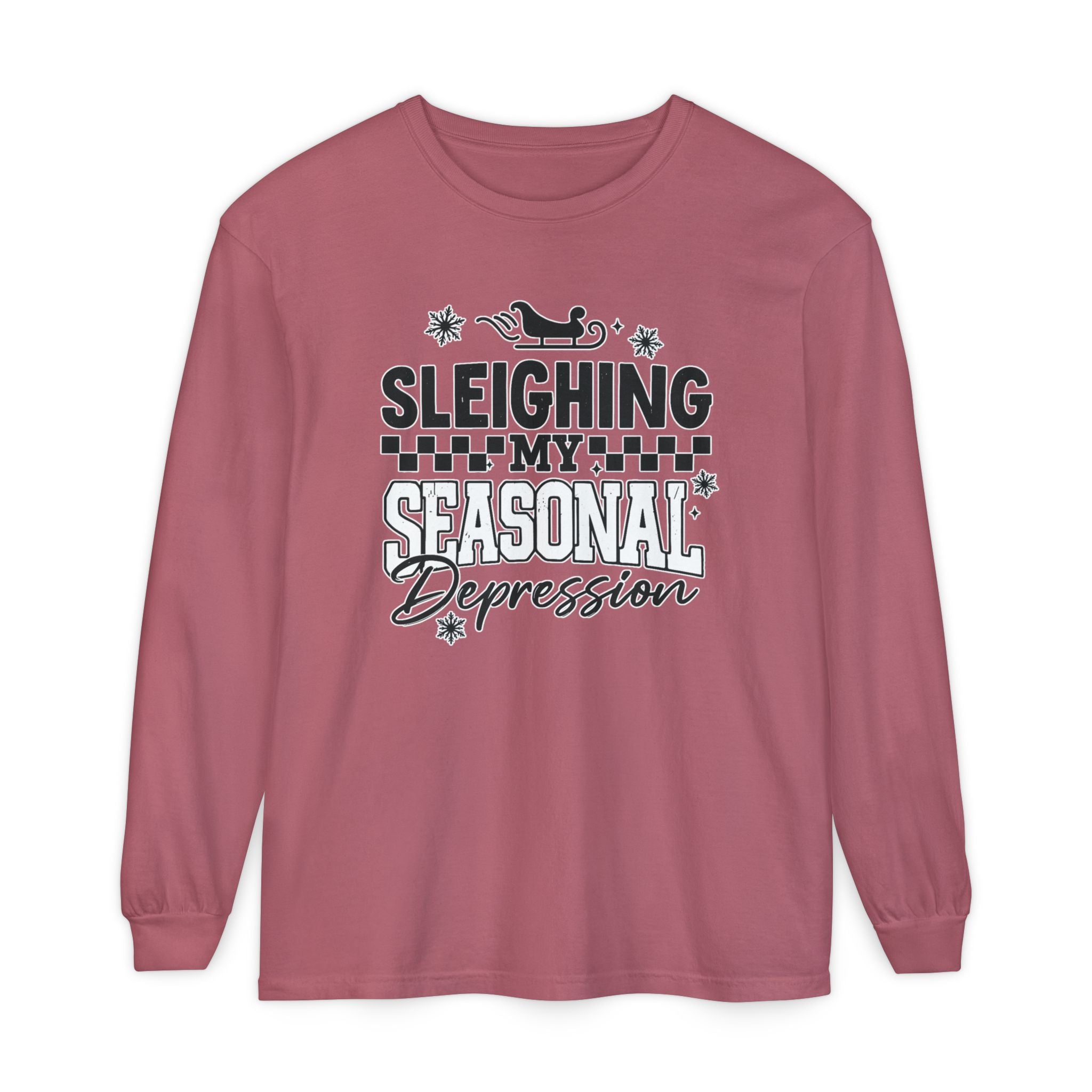 "Sleighing My Seasonal Depression" Holiday Tee