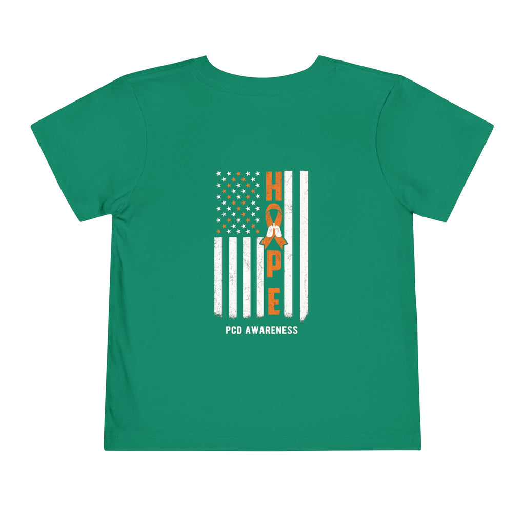 Toddler Tee PCD Awareness Flag Shirt