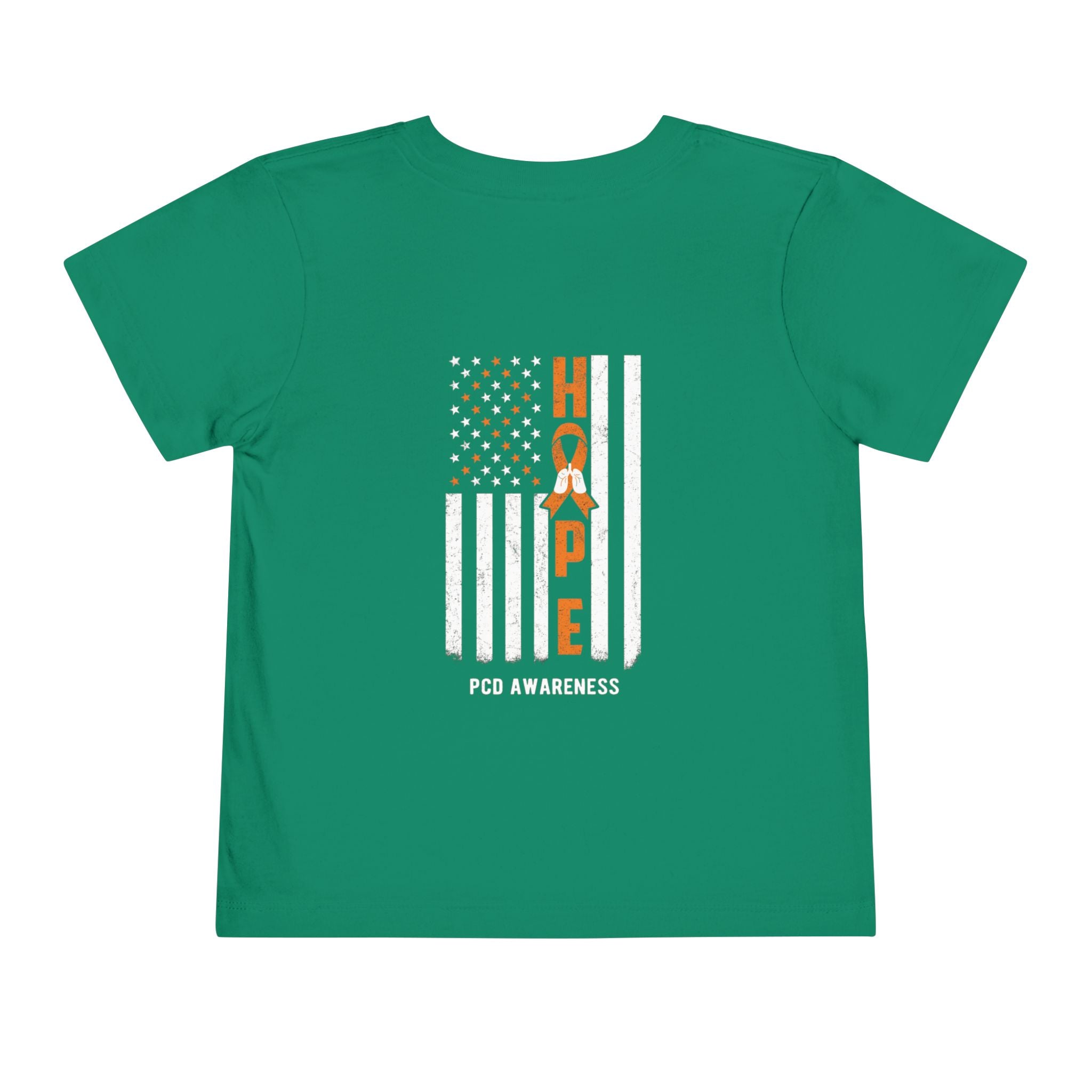 Toddler Tee PCD Awareness Flag Shirt