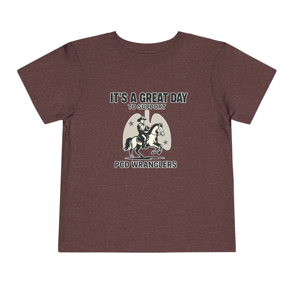 Toddler Tee - Great Day to Support PCD Wranglers Toddler