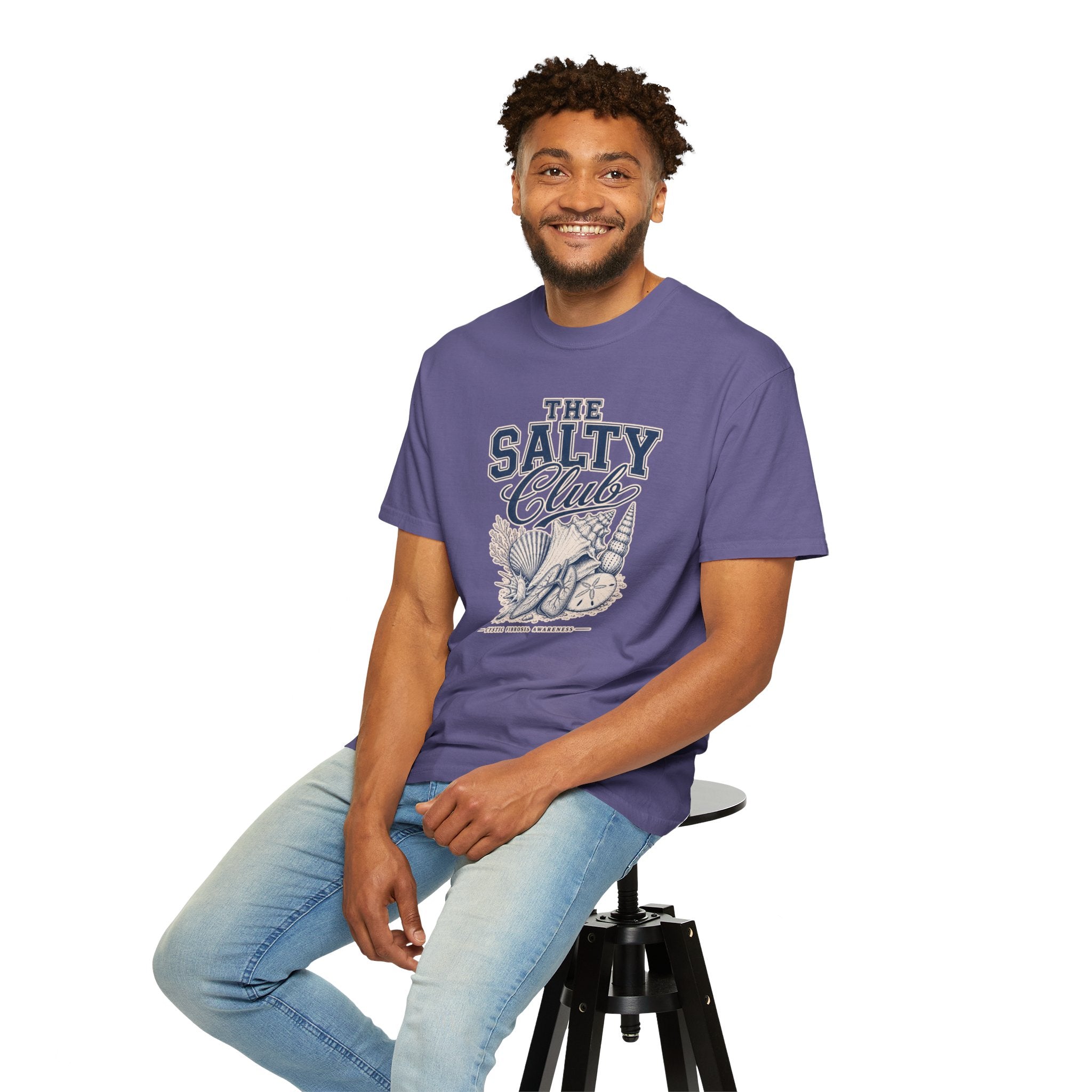 The Salty Club Beach T-Shirt — Nautical CF Awareness