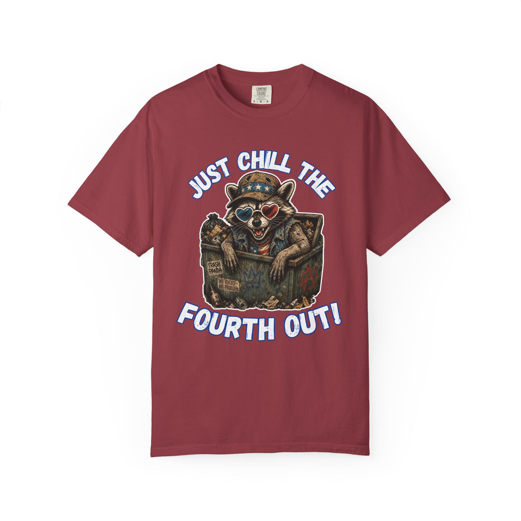 Raccoon 'Chill the Fourth Out' T-Shirt