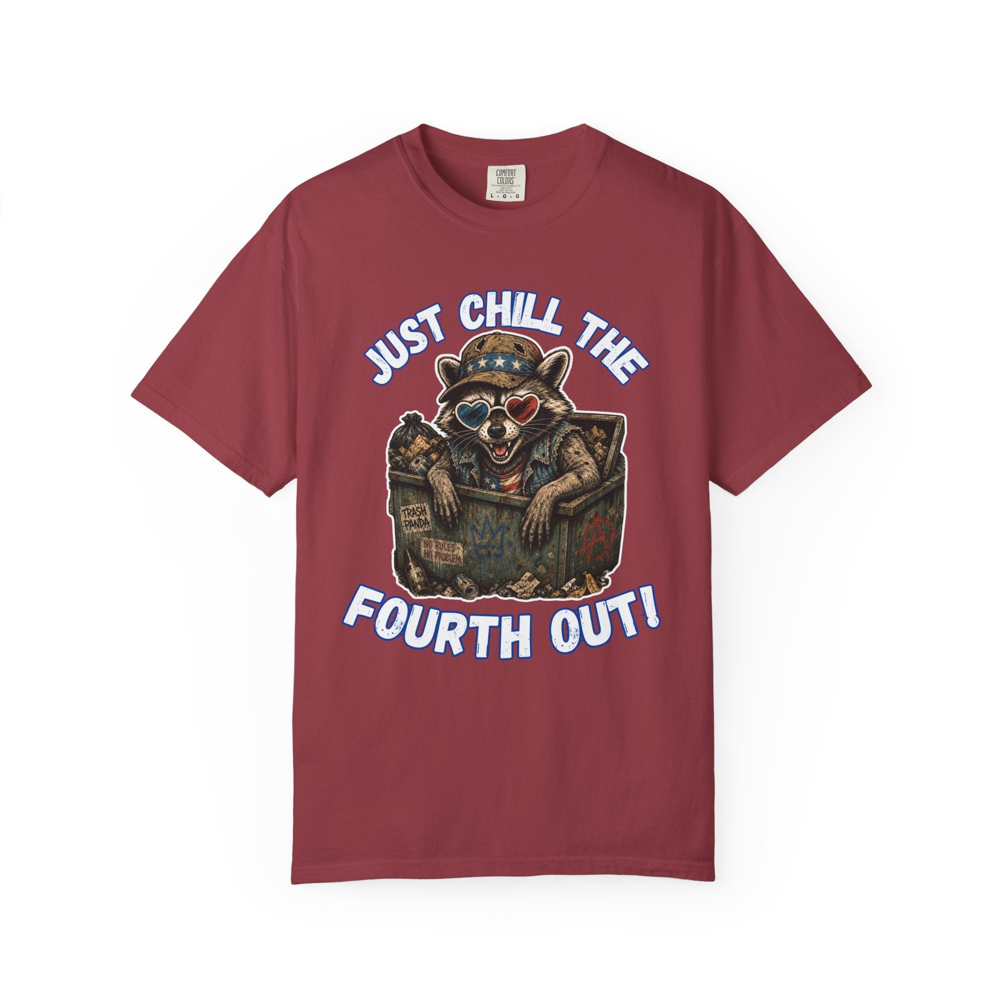 Raccoon 'Chill the Fourth Out' T-Shirt
