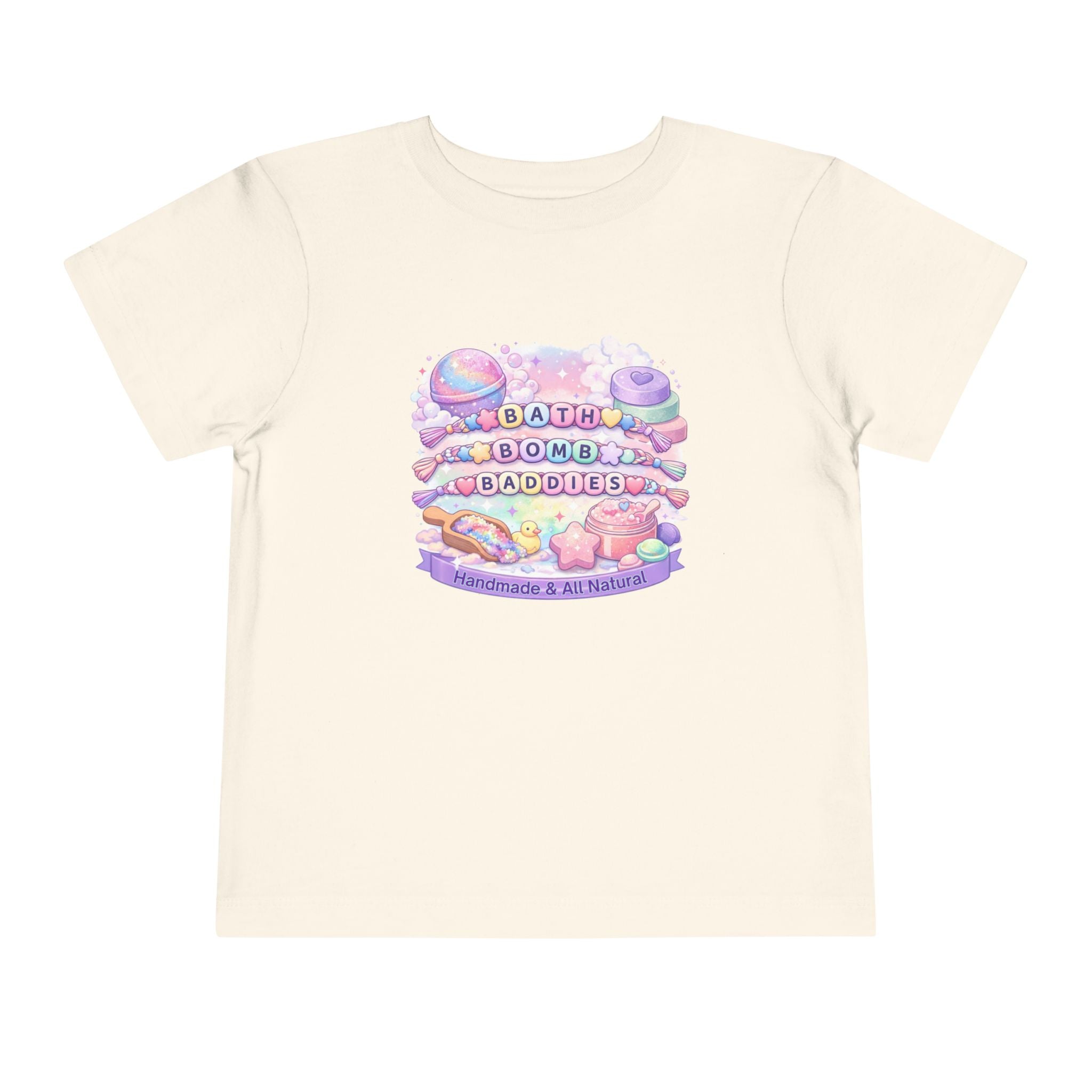 Toddler Bath Bomb Baddies T-Shirt — Pastel Handmade Bath Bombs Graphic Tee