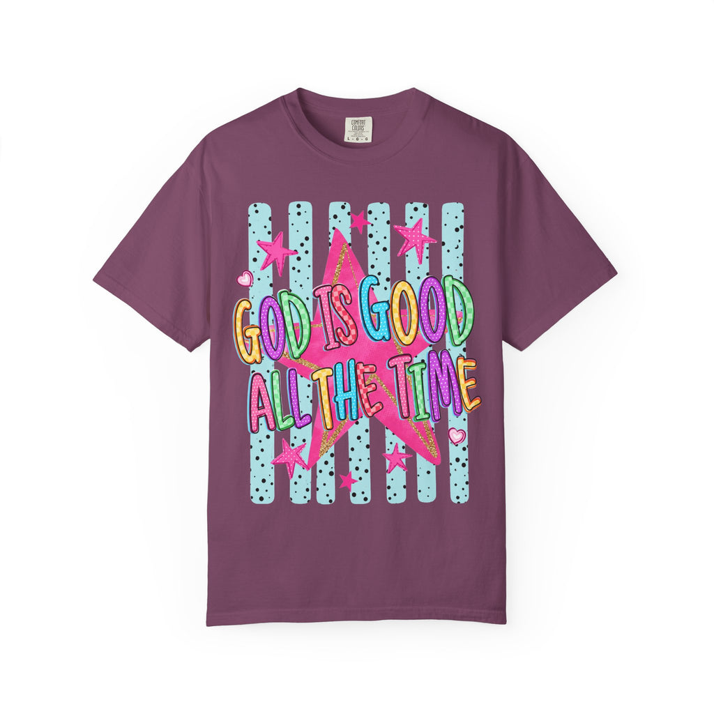 God Is Good All The Time T-Shirt — Bright Faith Graphic Tee