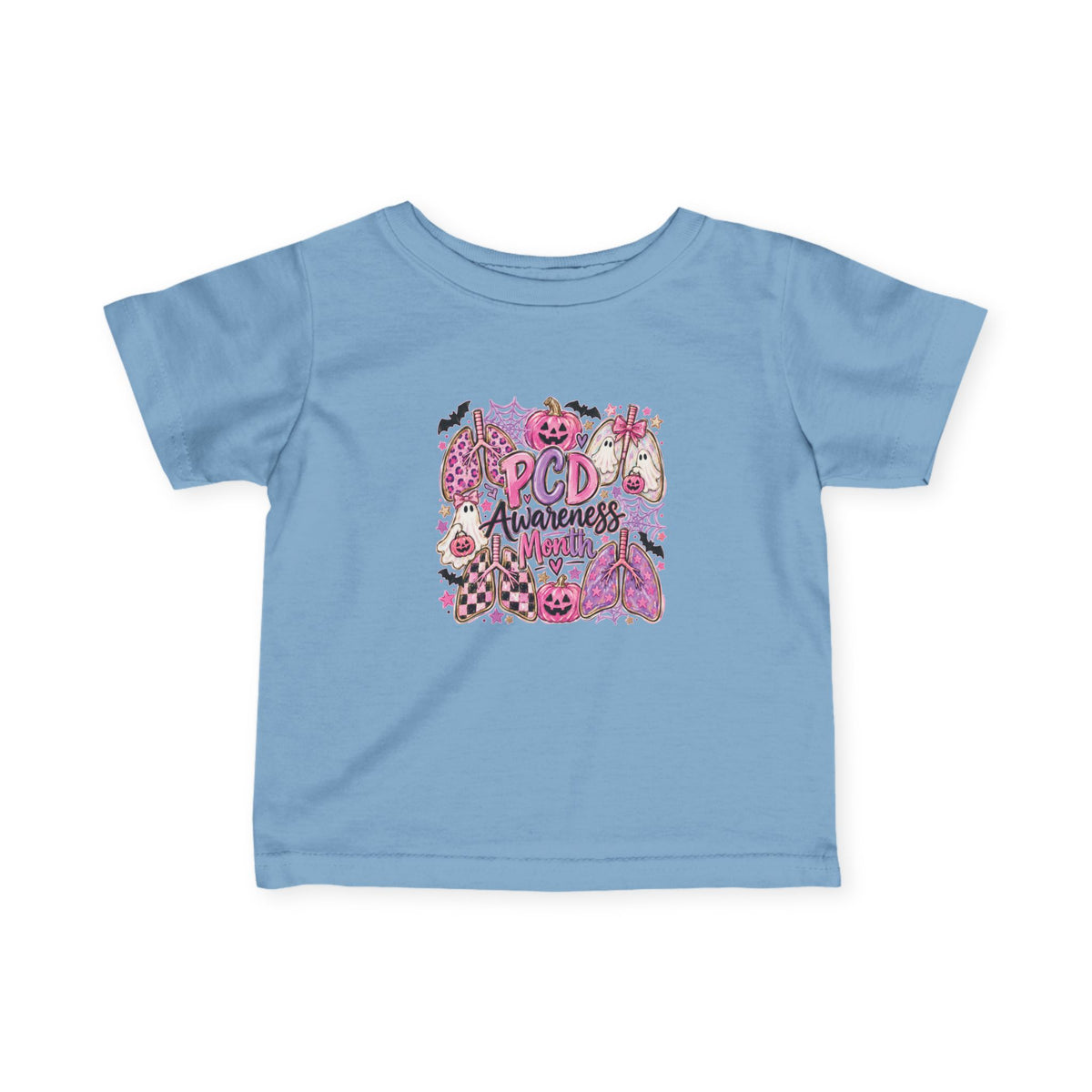 Infant Tee — Pink PCD Awareness Baby Shirt