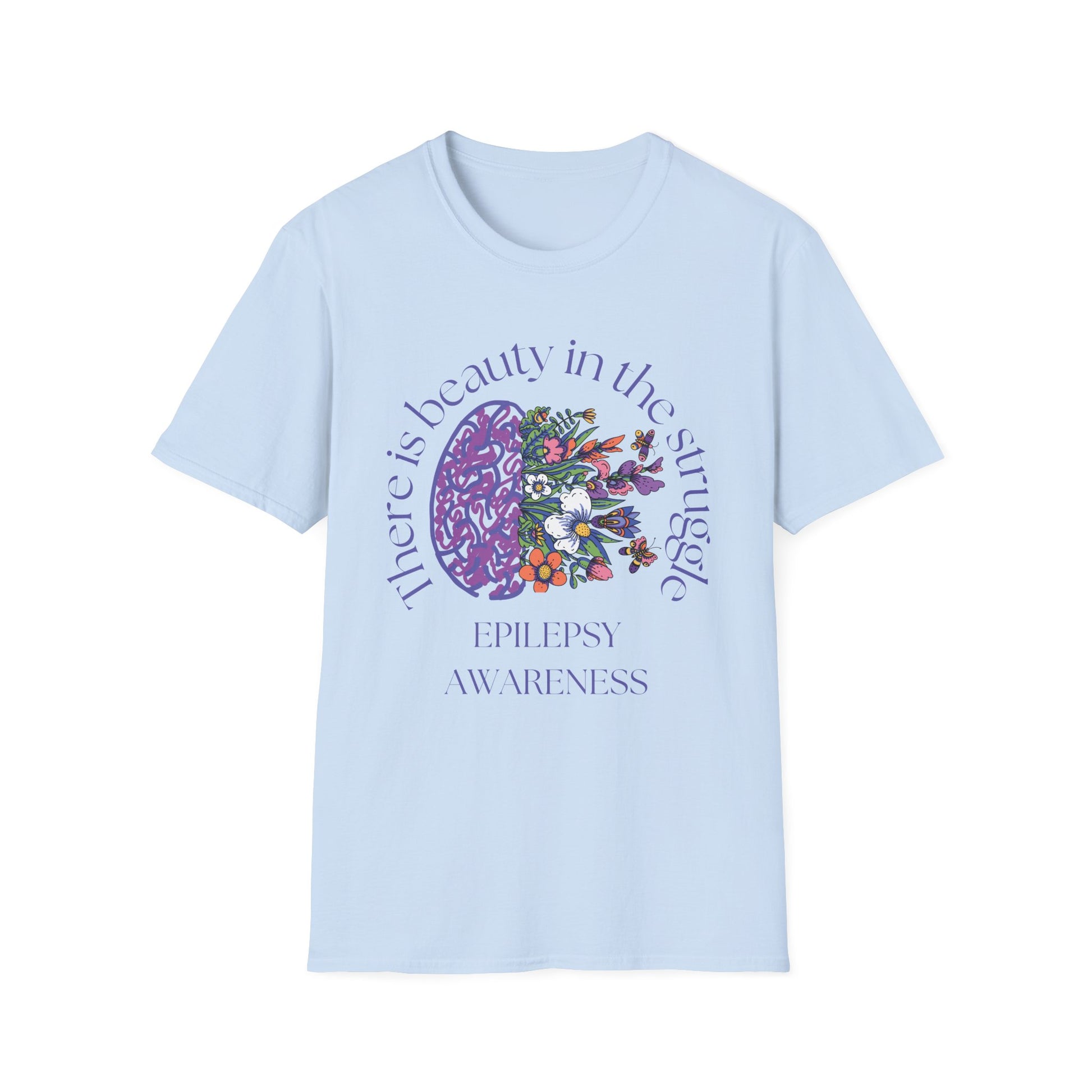 Epilepsy Awareness T-Shirt - Beauty in the Struggle Design