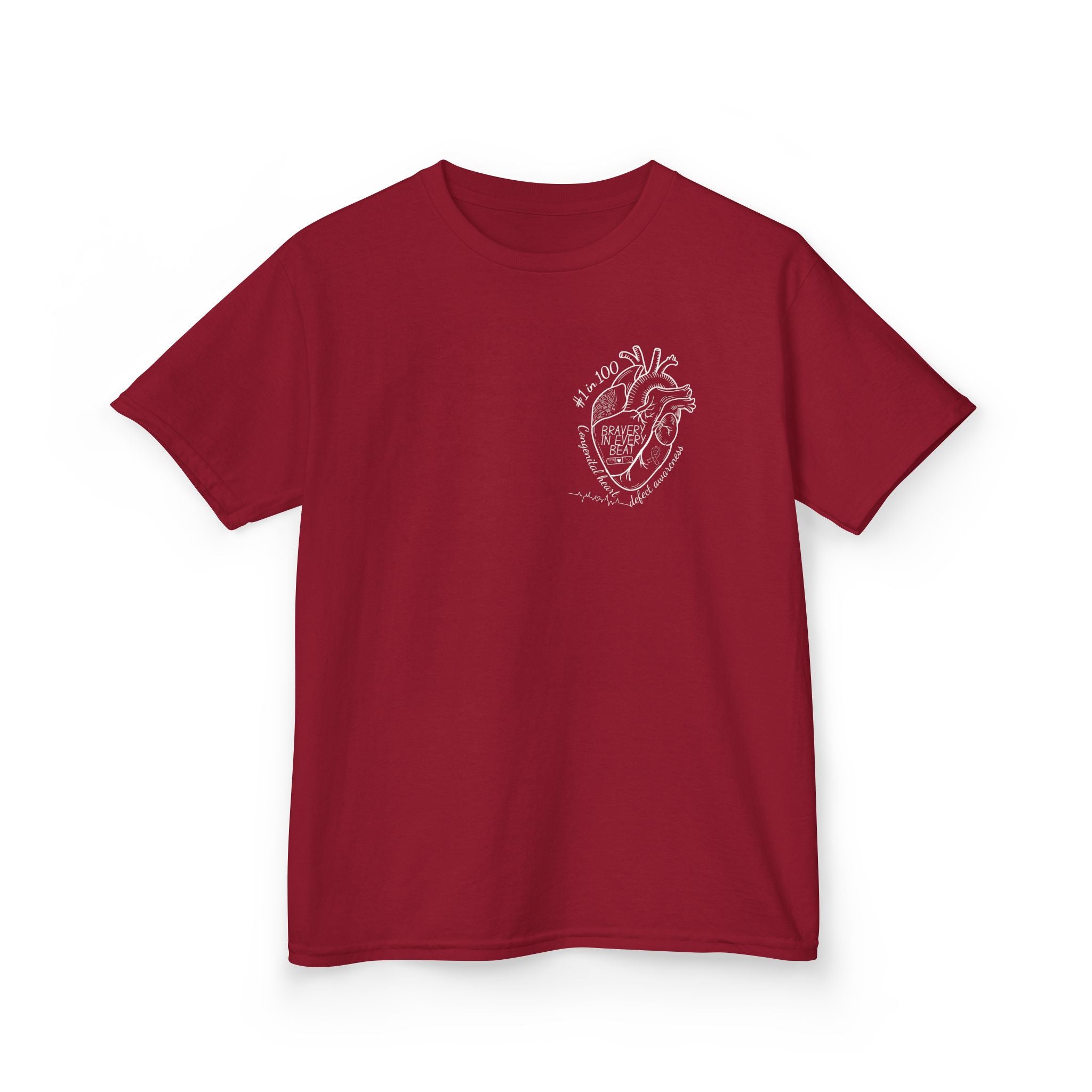 Kids "Bravery in Every Beat" CHD T-Shirt