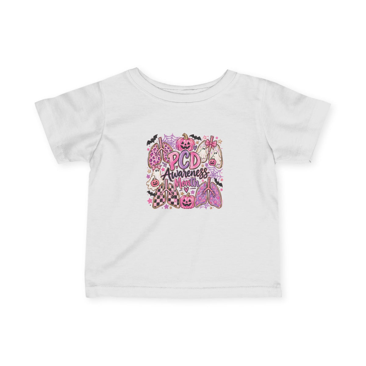 Infant Tee — Pink PCD Awareness Baby Shirt