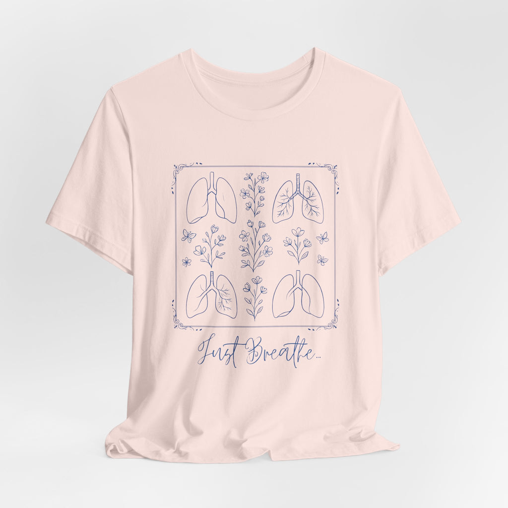 Breathable Unisex Tee - Just Breathe Design