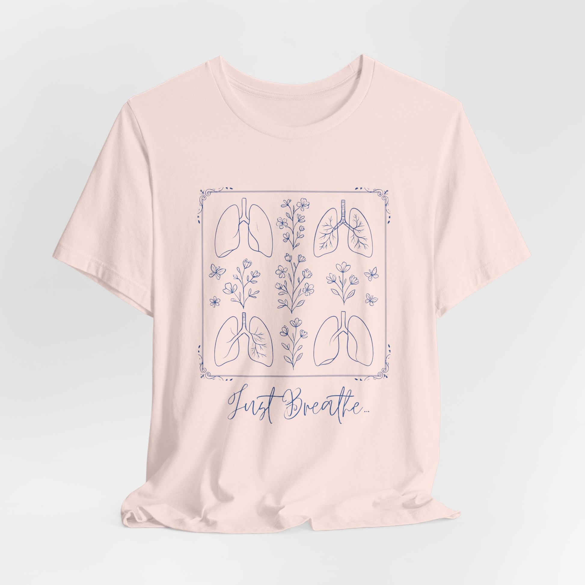 Breathable Unisex Tee - Just Breathe Design