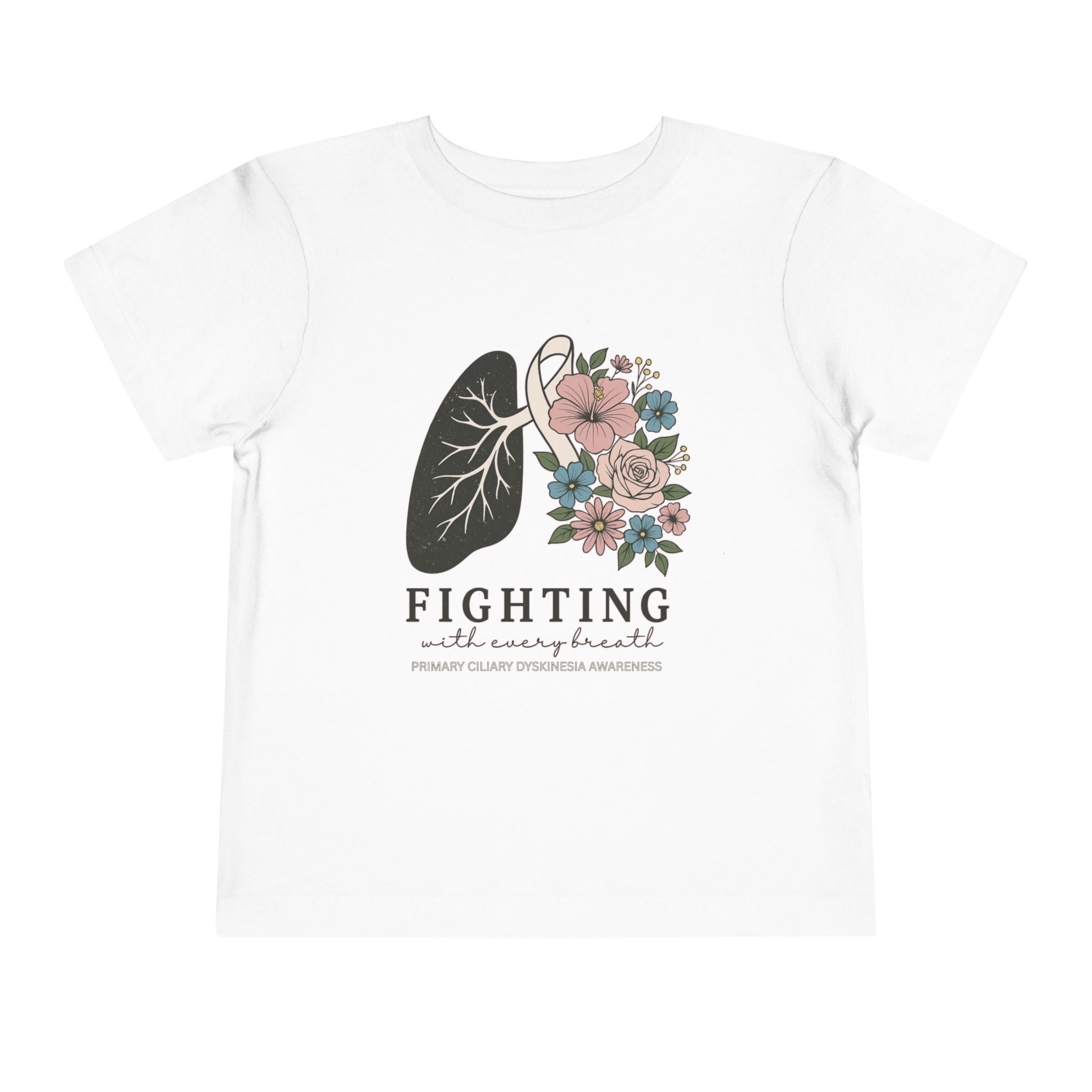 PCD Toddler Tee- Fighting with Every Breath