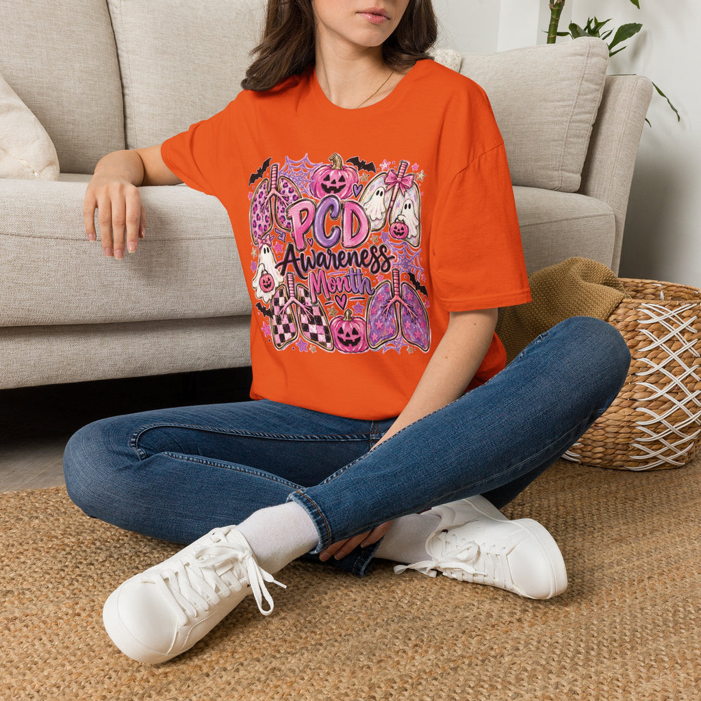 PCD Awareness Month Pumpkin T-Shirt