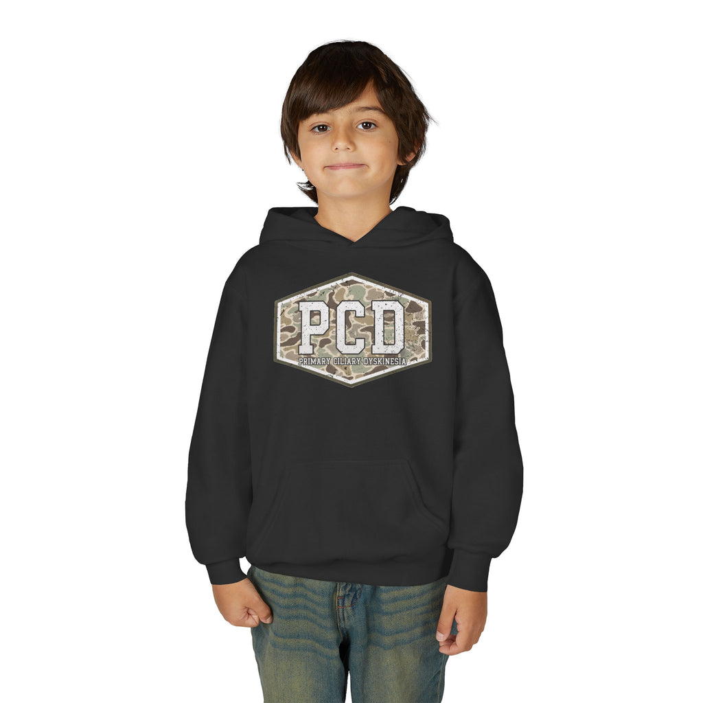 Youth Hoodie – PCD Camo Logo Pullover
