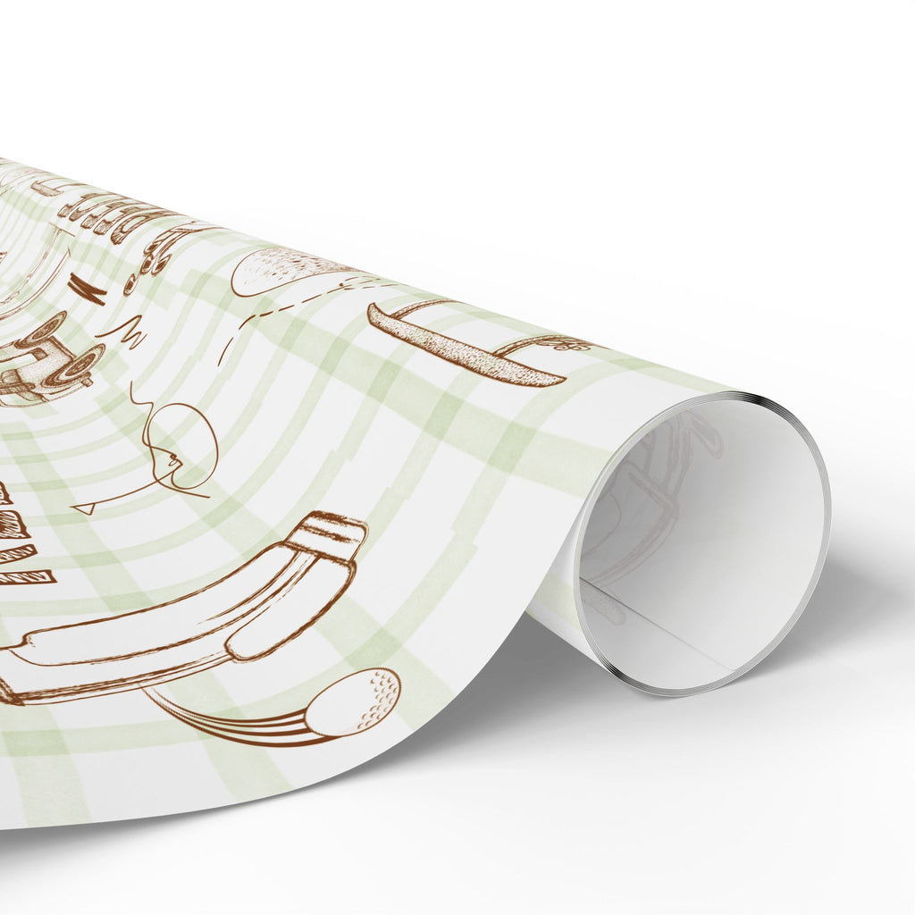 Reece Golf Print Wrapping Paper